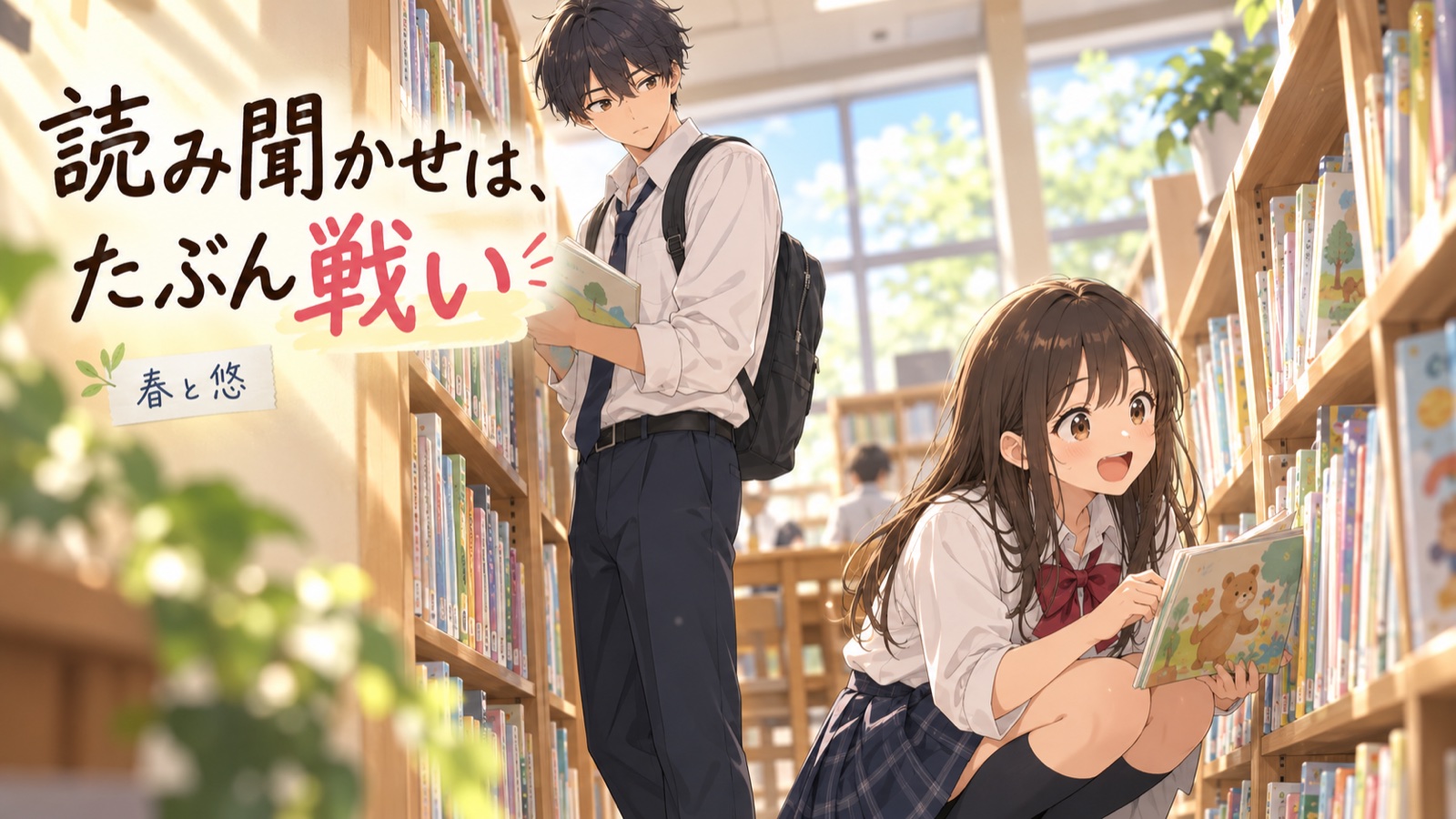 春と悠｜読み聞かせは、たぶん戦いの表紙