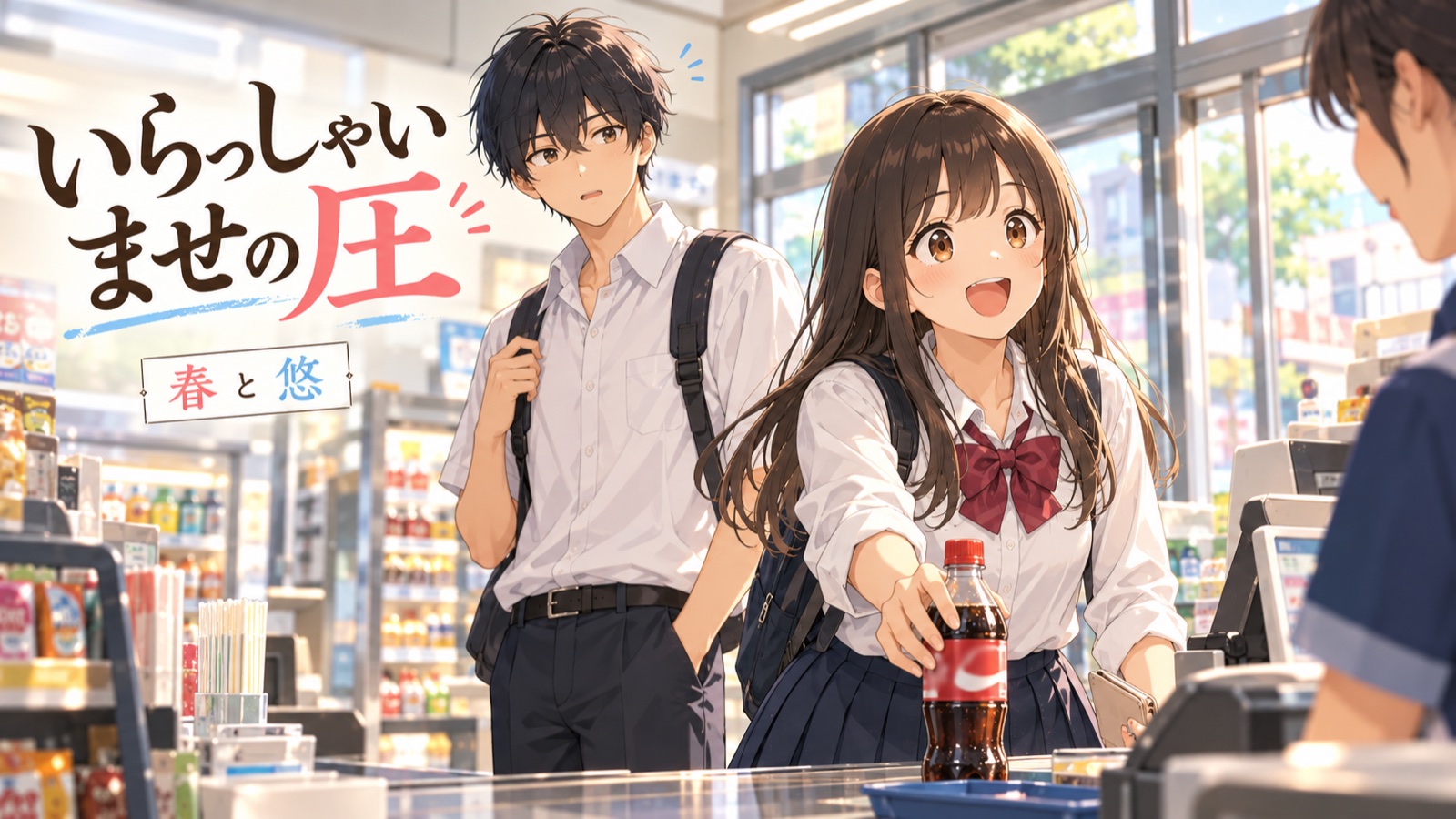 春と悠｜いらっしゃいませの圧の表紙