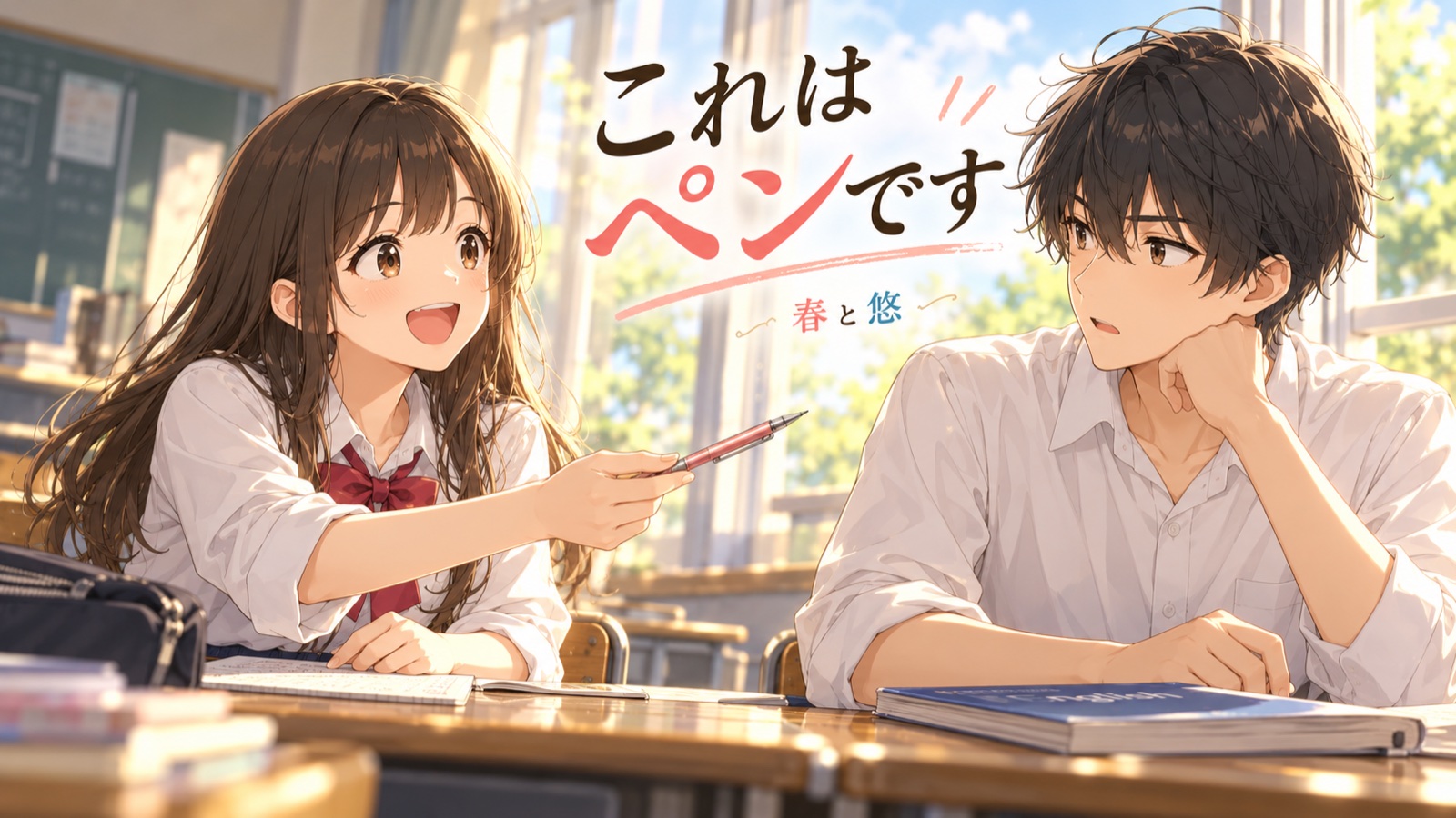 春と悠｜これはペンですの表紙
