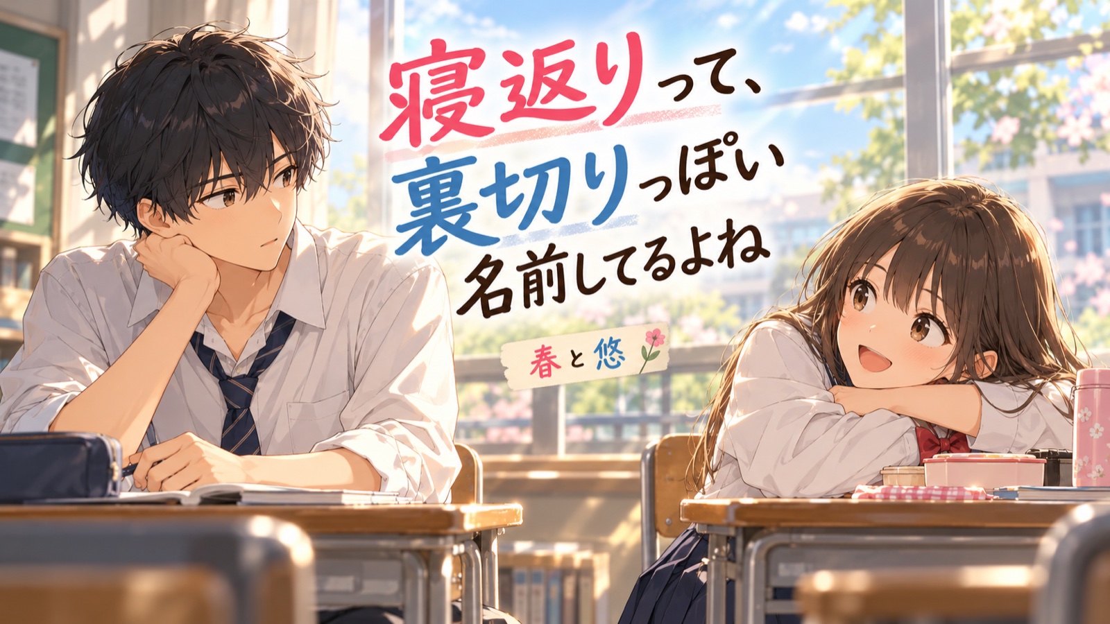 春と悠｜寝返りって、裏切りっぽい名前してるよねの表紙