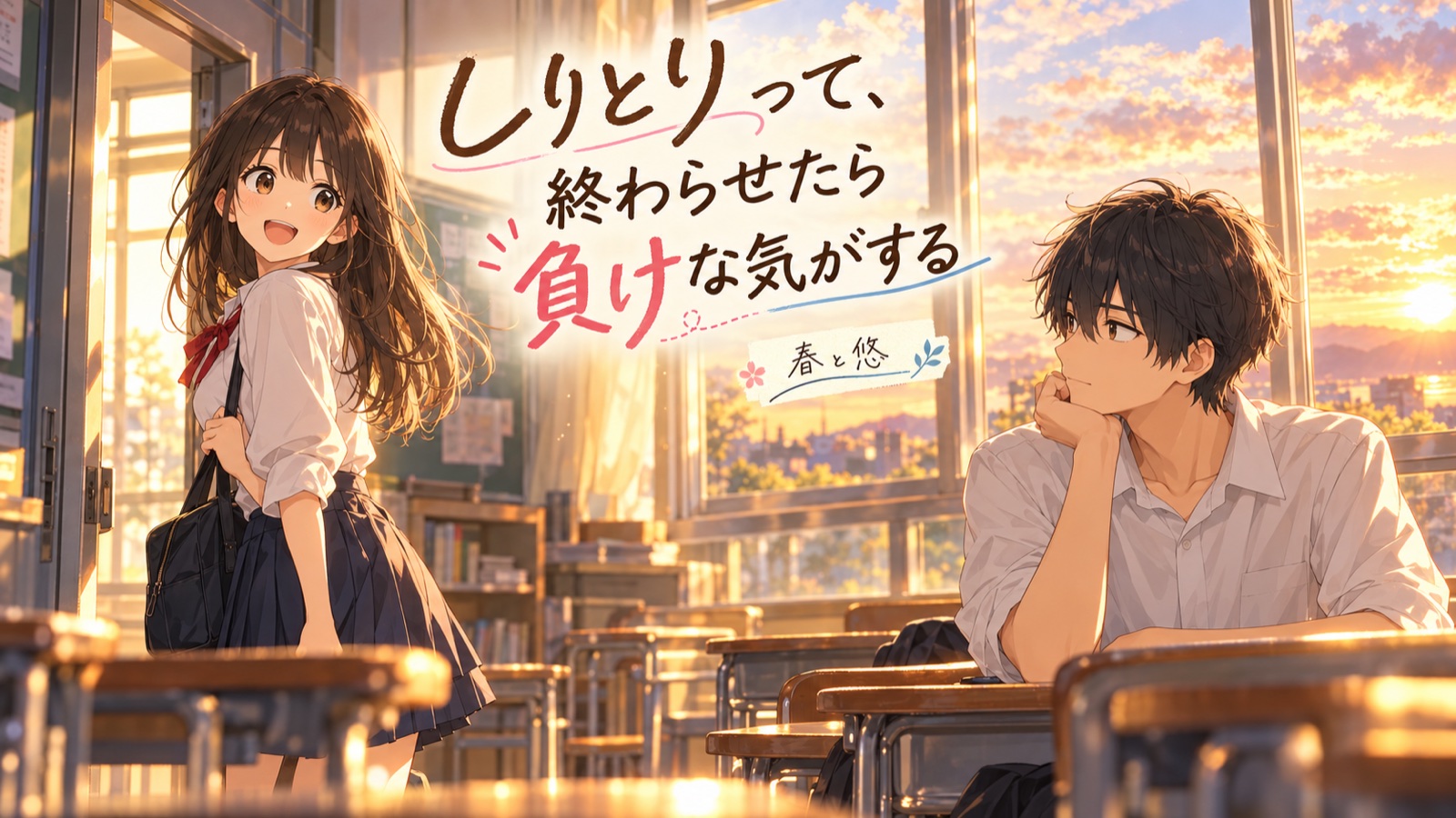 春と悠｜しりとりって、終わらせたら負けな気がするの表紙